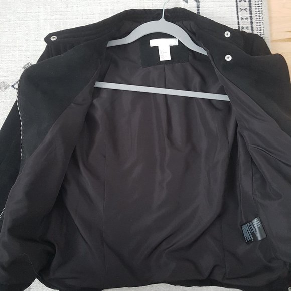 NWOT H&M suede biker jacket - Picture 4 of 6